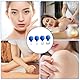 Facial Cupping Set, 4 Stück Schröpfgläser mit Silikon Saugball, Gesicht Vakuum Massage Schröpfen Gegen Verspannungen und Cellulite, Anti Cellulite, Entgiftung, Straffe Haut