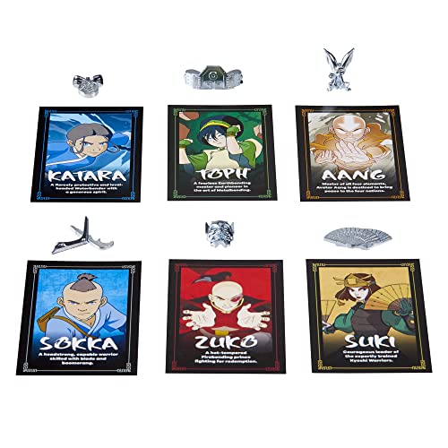 Juego de Mesa Monopoly: Avatar - Edición Nickelodeon The Last Airbender para Niños desde 8 Años, Juega como un Miembro del Equipo Avatar (Exclusivo de Amazon) miniatura 5