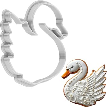 Swan Cookie Cutter 4 Inch Made in USA by WONDERTORY