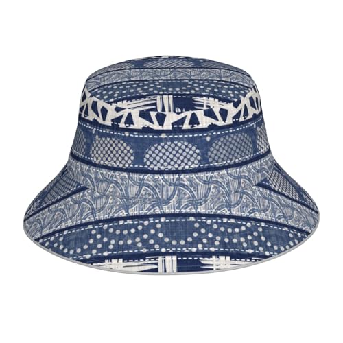 Image of Bucket Hat Beach Summer Sun Hat Reversible Fisherman Hats Double Sided Wearing for Women Men Boys Girls