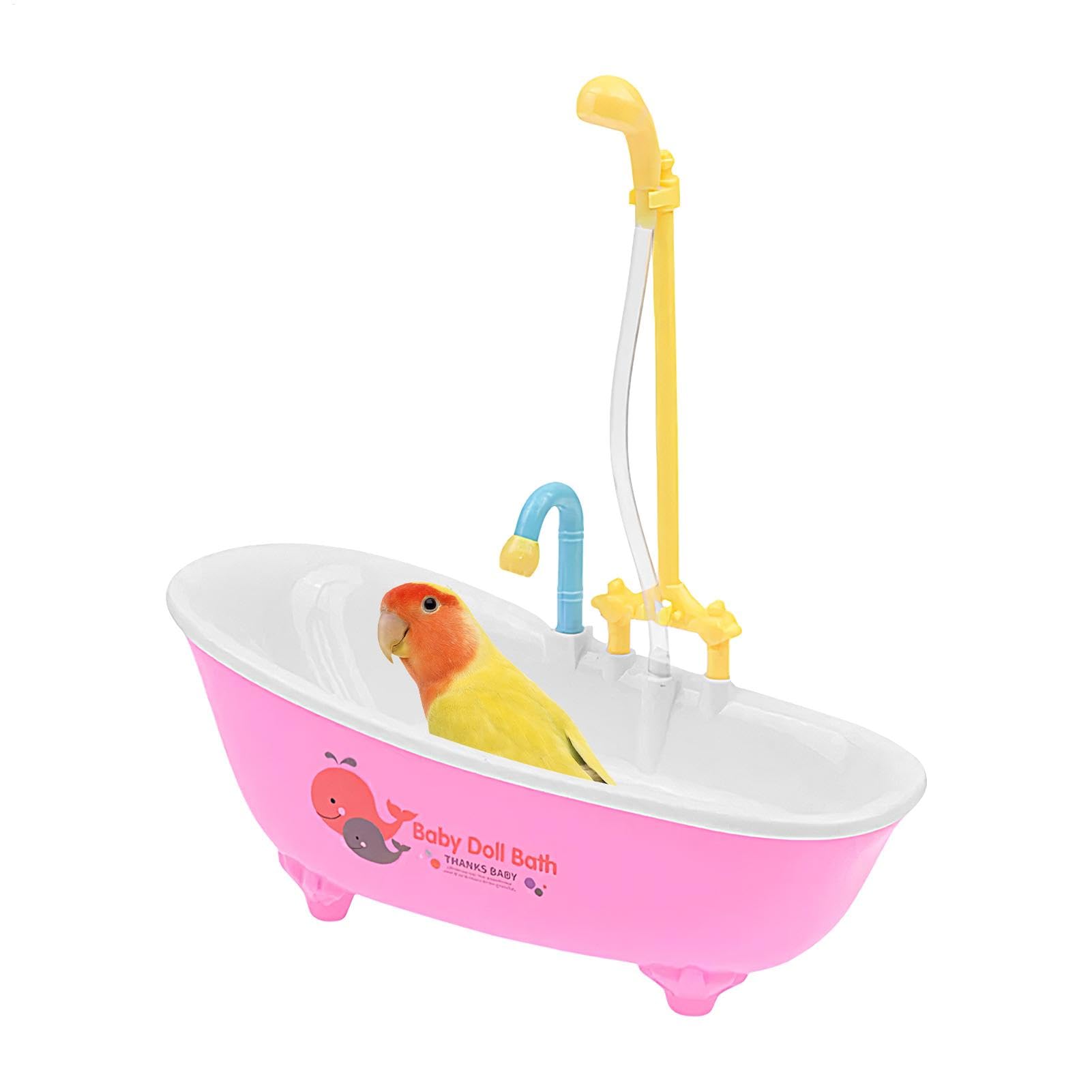 Piscina para pájaros automática que elimina la suciedad y el estrés del ave