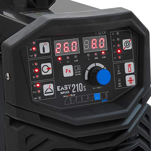 Spartus EasyMIG 210S - 200A MIG/MAG inverter soldeerstation - MIG lasapparaat met gas en gevulde draad, TIG en MMA - Inclusief twee lastoortsen (MIG/MAG en TIG-LIFT) - Premium Kit - Afbeelding 4