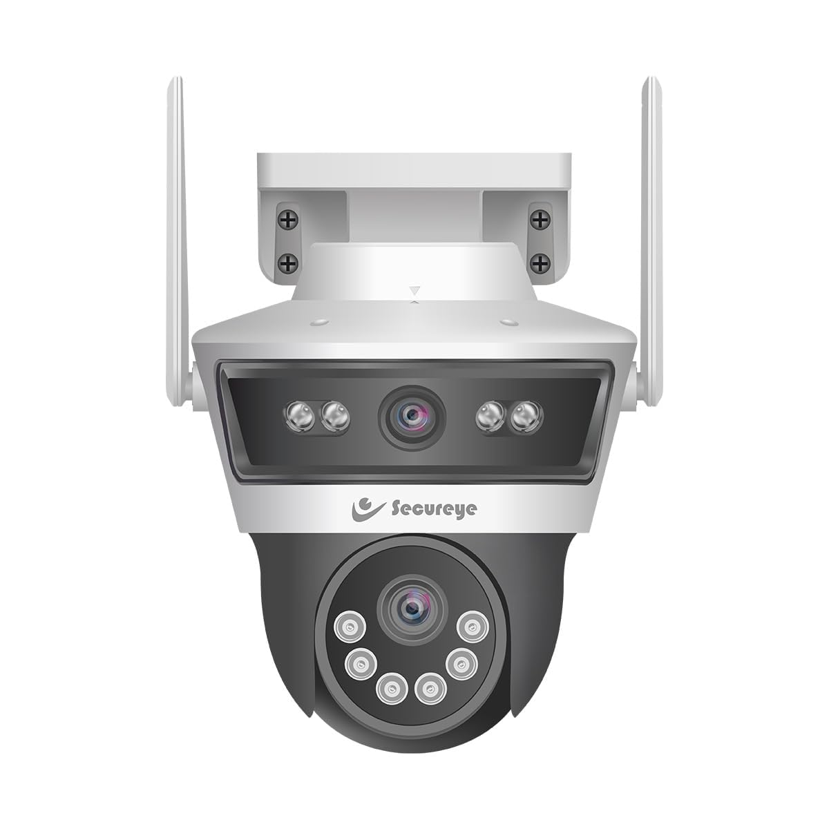 secureye 4g/5g dual lens ptz cctv camera -| defender duo outdoor security camera |10x zoom, motion detection,2-way talk,cloud & sd storage |256gb tf card storage |waterproof night vision surveillance