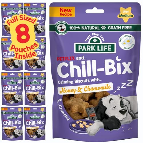 PARK LiFE Chill-Bix Calming Dog Treats, Bedtime Biscuits with Honey & Chamomile - Image 2