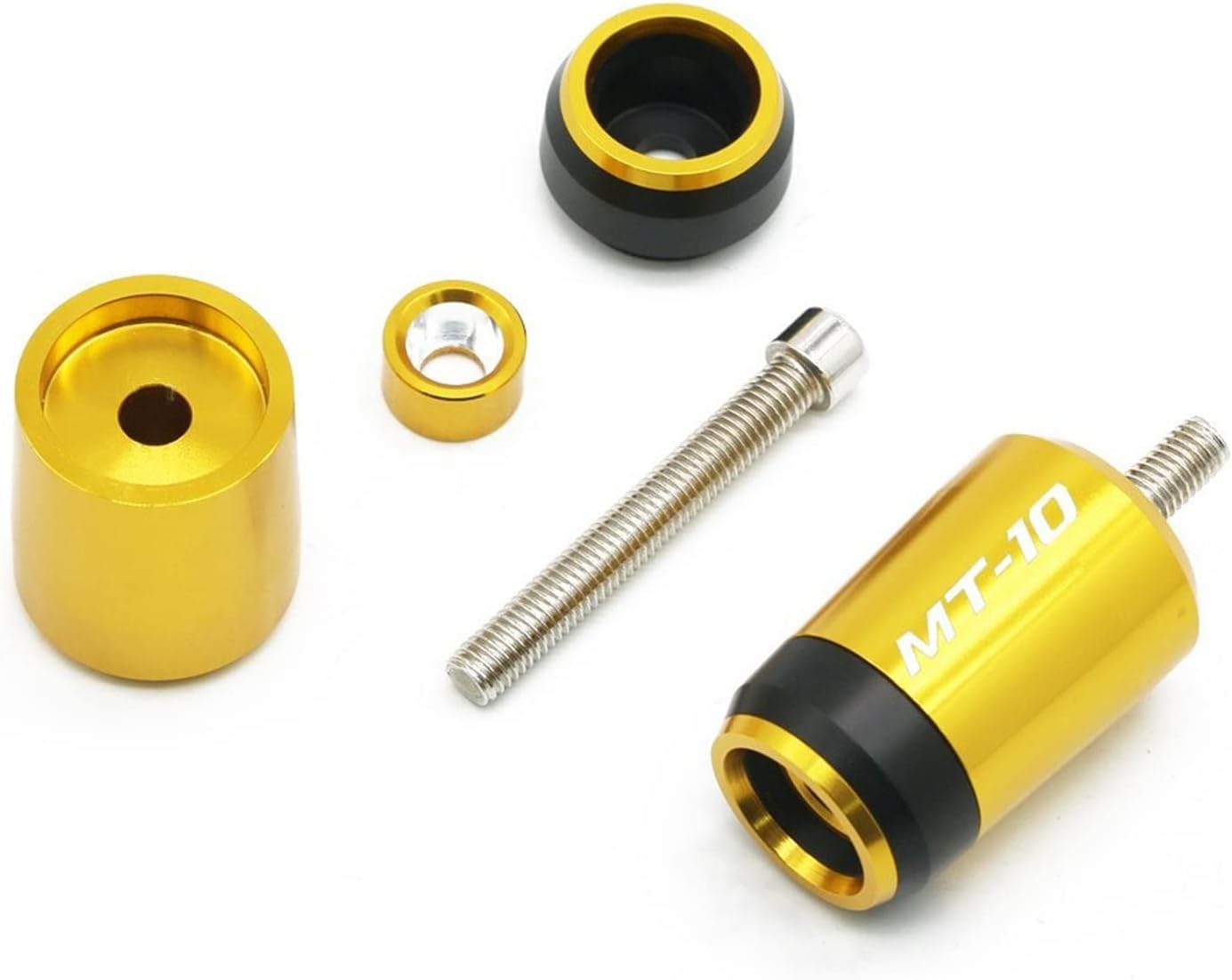 Motorcycle Handlebar End 7/8" CNC Accessories for Handlebars and Handlebar Bar for Yamaha for Flash for MT10 for MT 10 for FZ10 2014-2020 Handle Grip (Color : 6)