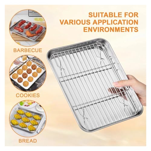 Feuilles de cuisson avec support de refroidissement pour vos pâtisseries maison dimanche - 4