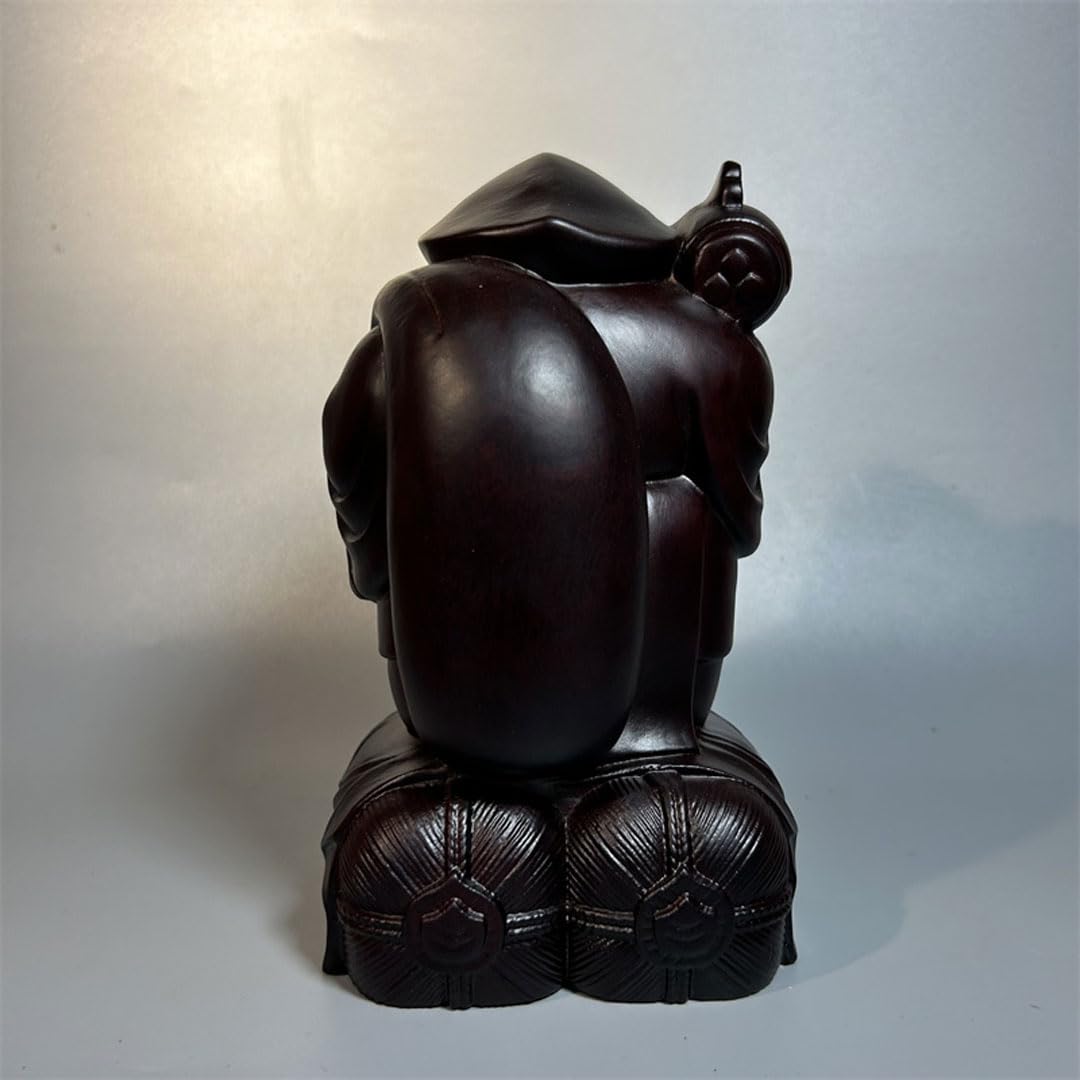 Amazon｜大黒様 木彫り 七福神 大黒天 置物 黒檀 仏像 フィギュア 木製