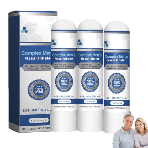 Uncle Stiffy Nasal Inhaler Uncle Stiffy Inhaler Complex MenS Nasal  Male Prostate Care (3Pcs)