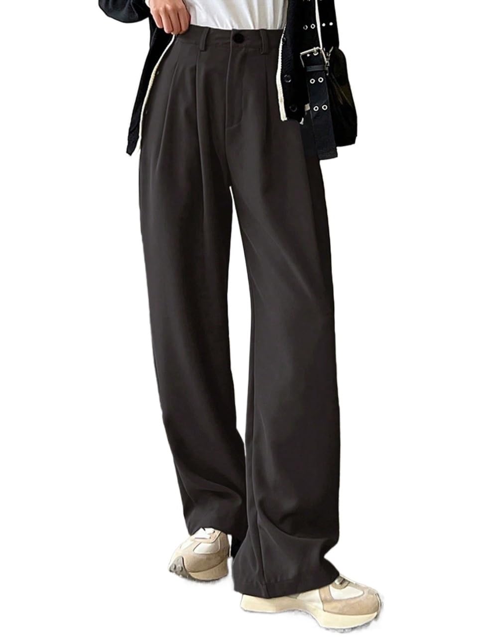 RAISER Womens Business Work Casual Pants Wide Leg Pants High Waist