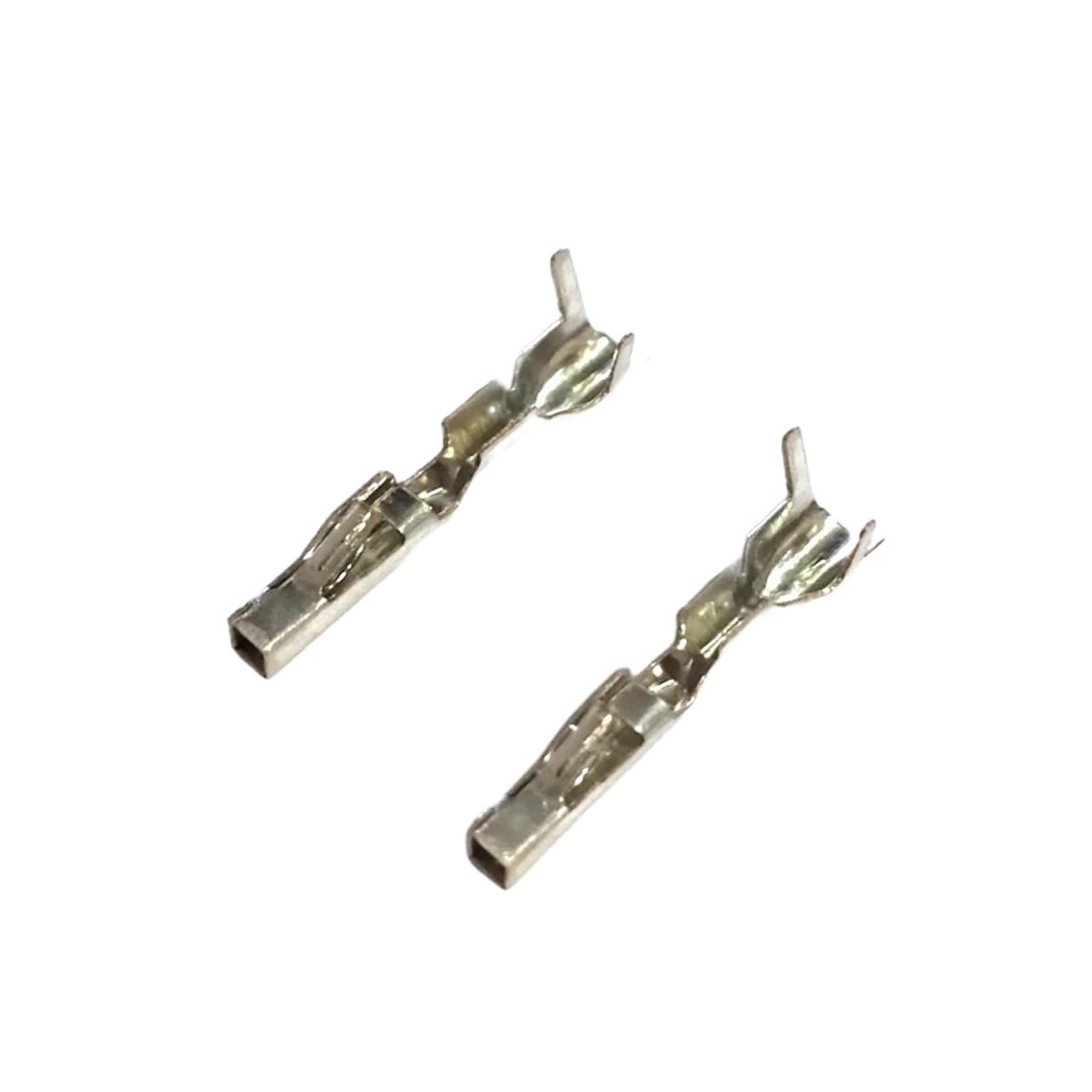 50 Uds. Pin de Empalme de Terminal de Cable Suelto de engarzado automático de 1,2 MM for Conector eléctrico 1718653-1 4F0973703 G406(500 Pcs)