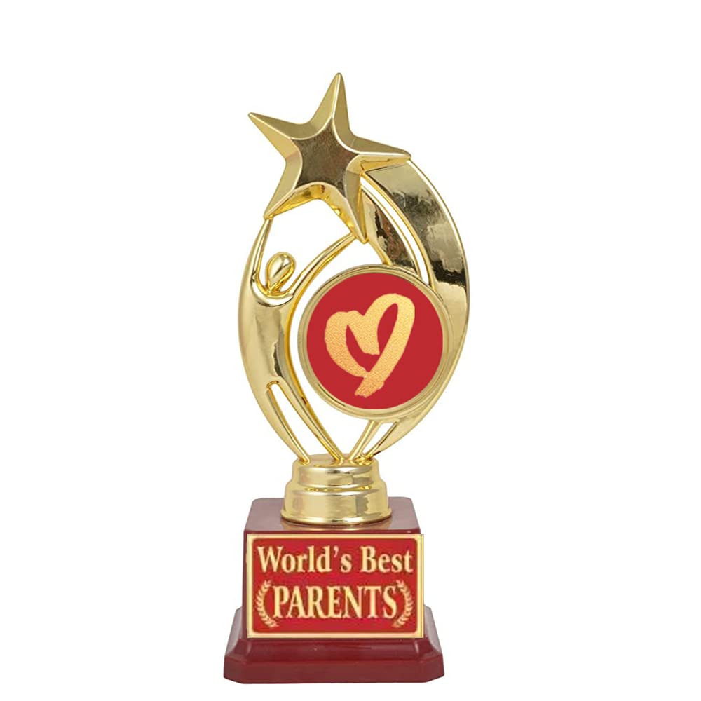 Bareeze Pure Gift for Parents Mom Dad(Mummy Papa) Birthday/Anniversary/Festival Gift:Trophy:Award (9.5 inch) (B0B39LPHFC) Amazon Price History, Amazon Price Tracker