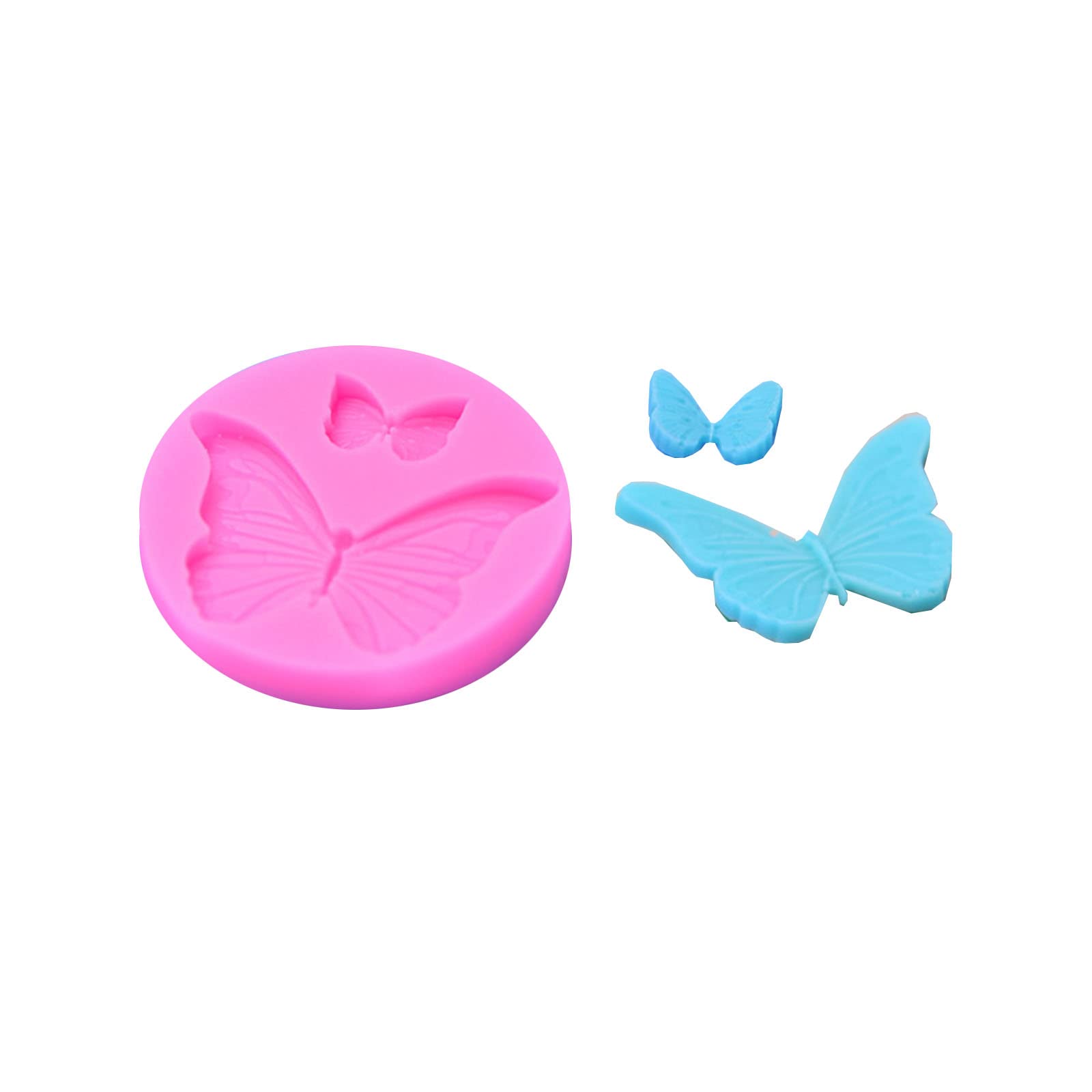 Kalttoy Silicone Chocolate Fondant Molds Flower/Butterfly Shaped Silicone Baking Cake Decorating Tool Flower Mold
