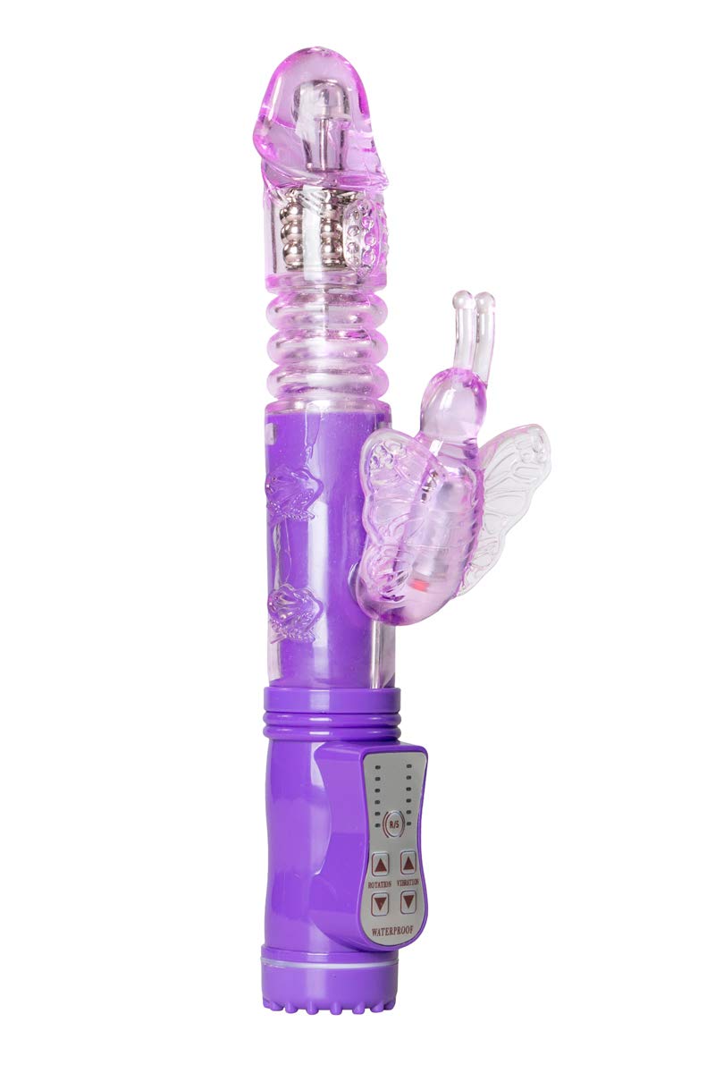 Teazers Vibrador de mariposa que golpea - Púrpura - Vibrador Sexual mujer - Masajeador vibrador