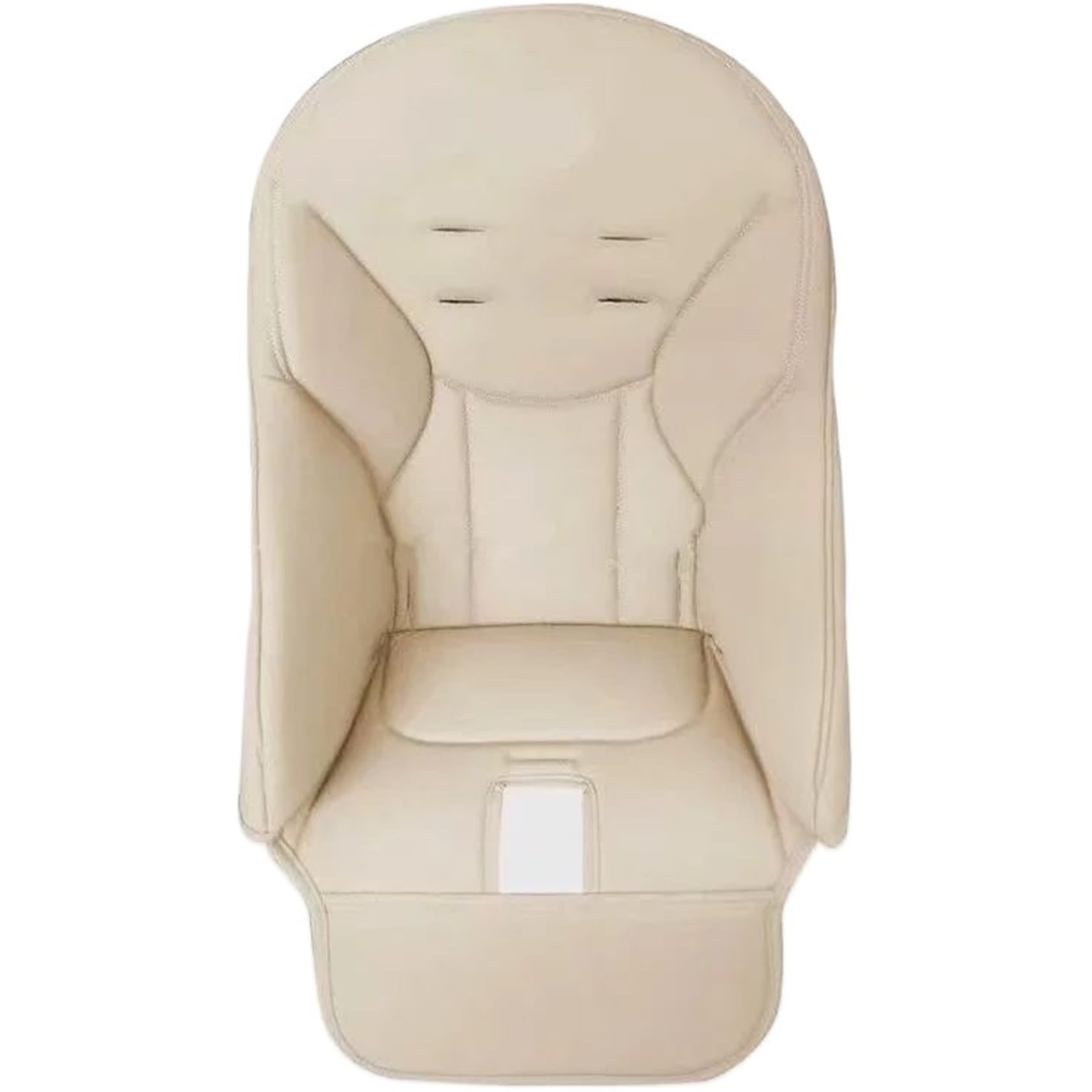 Cojín para silla alta, funda suave de piel sintética para silla alta, funda de repuesto para bebé, cojín antideslizante para cochecito para niños pequeños, bebés y niñas pequeñas