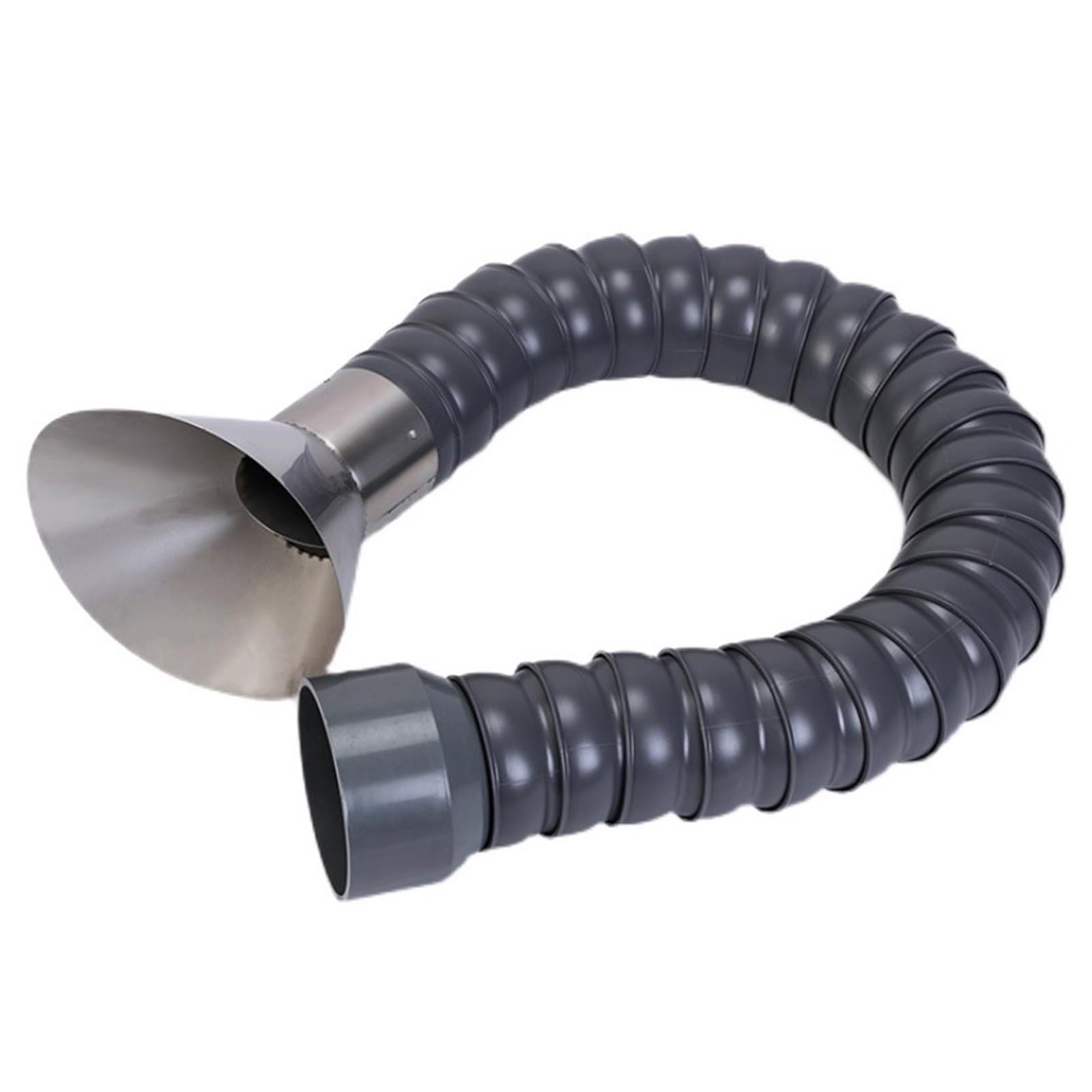 Manguera de ventilación Manguera Articulada Industrial Para Extracción De Humos, Tubo De Bambú De Posicionamiento Universal Para Sistemas De Extracción De Aire, Humo Y Polvo(100mm/3.9in,1m/3.2ft)