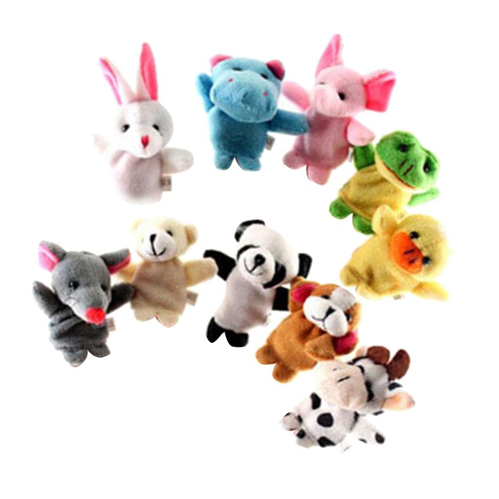 CLUB BOLLYWOOD® Colorful Animal Doll Kids Glove Hand Puppet Soft Plush Toys Finger Toys|Home & Garden | Kitchen, Dining & Bar | Baking Accs. & Cake Decorating 1 Set (10 Pieces) Puppet Gloves Plush Toy-image-15