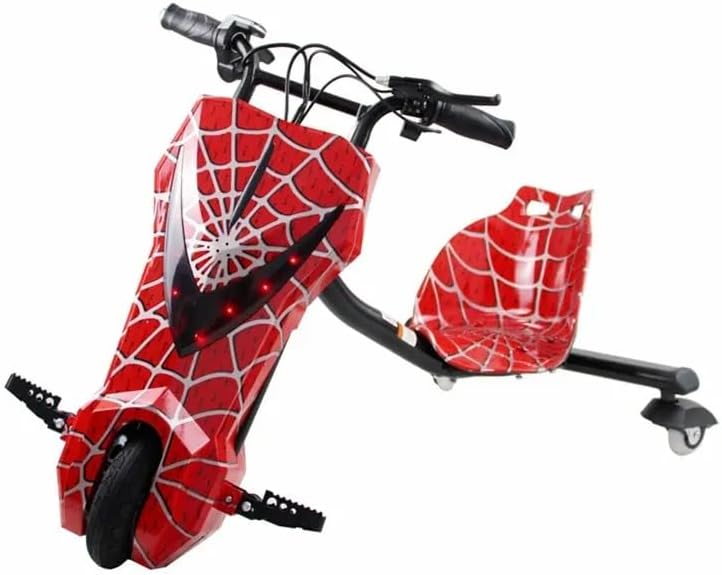 Crazy Drift Trike 36V for Children, Red, up to 65 kg