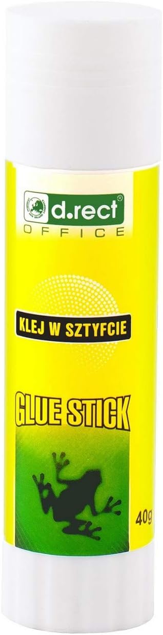 D.RECT PVA Glue Stick Strong Adhesive for School & Office Supplies 40g 12