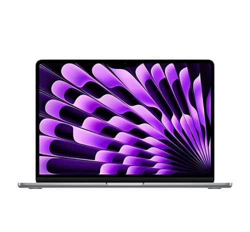 2024 Apple MacBook Air avec une puce Apple M3 avec 8CPU & 8GPU (13-pouces, 8 Go RAM, 256 Go SSD Stockage) (AZERTY French) Gris Sidéral (Reconditionné)
