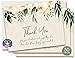 Funeral Thank You Bereavement Sympathy Acknowledgement Note Cards WITH ENVELOPES, Bulk Pack of 50