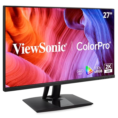 ViewSonic VP2756-4K 27 Inch 4K UHD IPS Ergonomic...