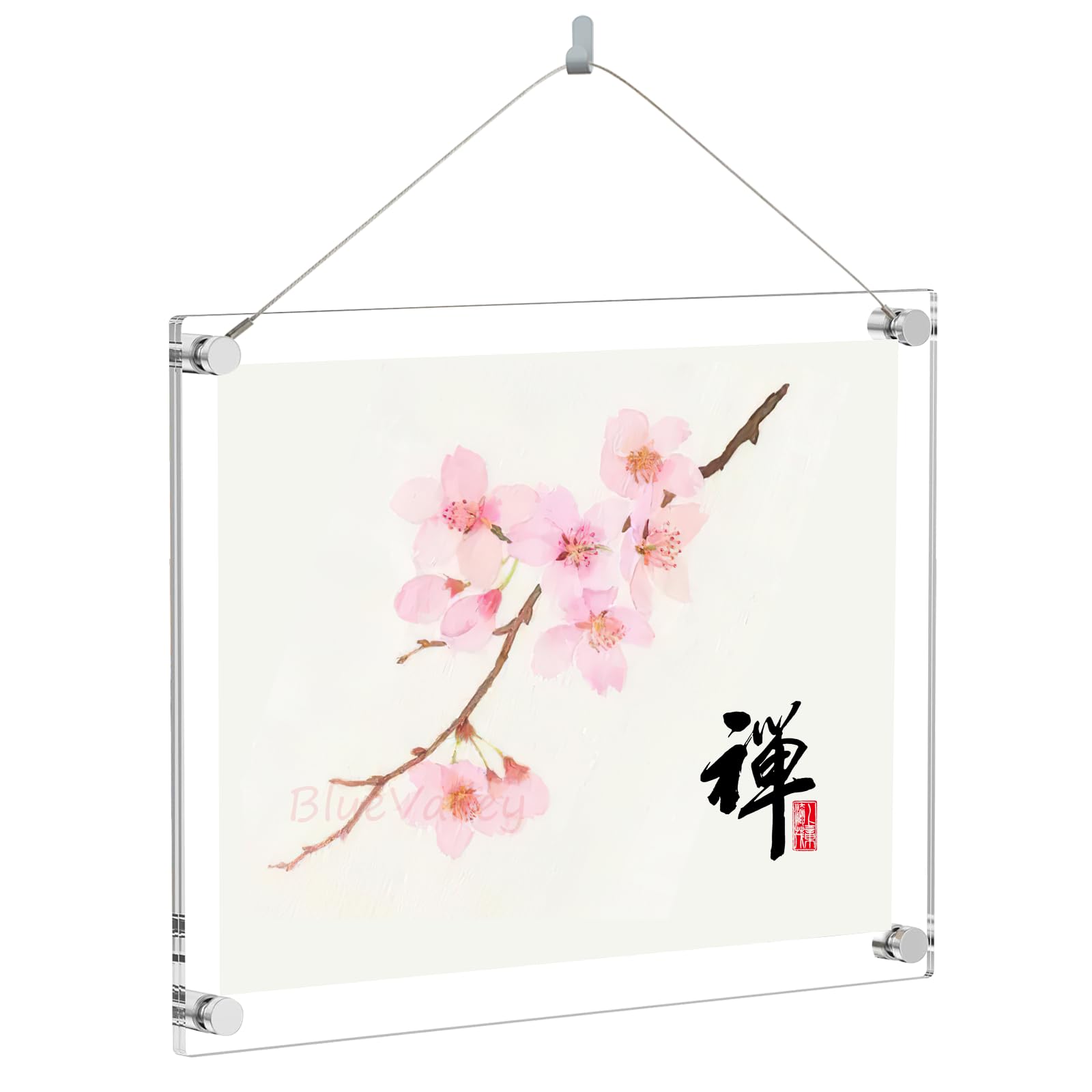 Amazon.co.jp: BlueValley アクリルフレーム 色紙額縁 182x212mm 2層