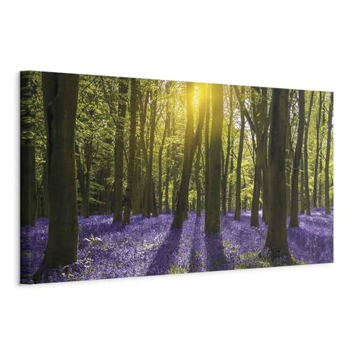 artgeist - Paneles Acústicos en Lienzo Impresión de Arte para Pared, Bosque en Dormitorio 47x16 Pulgadas miniatura 1