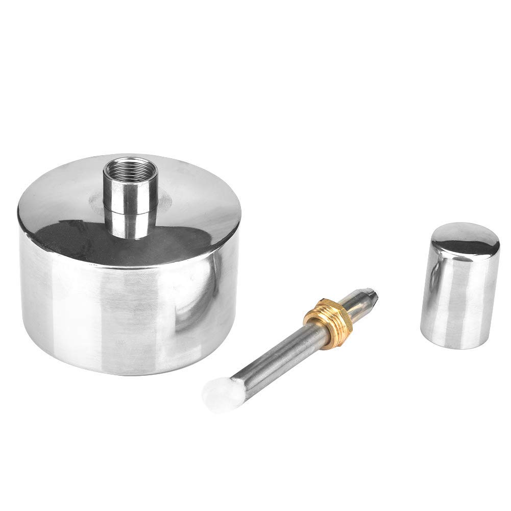Lampada ad Alcool in Acciaio Inossidabile 400ml per Laboratorio, Lampada Alcolica Ispessita Anti-Esplosione con Vite in Rame