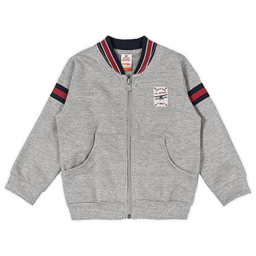 Agasalho de moletom felpado Marisol, meninos, Cinza Mescla, 3P