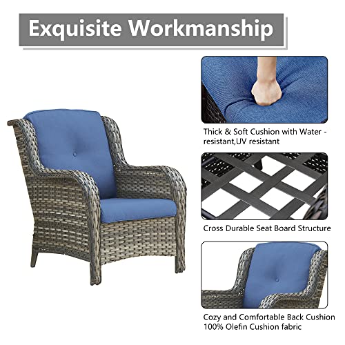 Patio-Chairs-Outdoor-Wicker-Chair-Rattan-Dining-Chairs-Porch-Chairs-Outside-Club-Chairs-with-High-Back-and-Deep-SeatingMixed-GreyBlue Patio Chairs Outdoor Wicker Chair Rattan Dining Chairs Porch Chairs Outside Club Chairs with High Back and Deep SeatingMixed GreyBlue