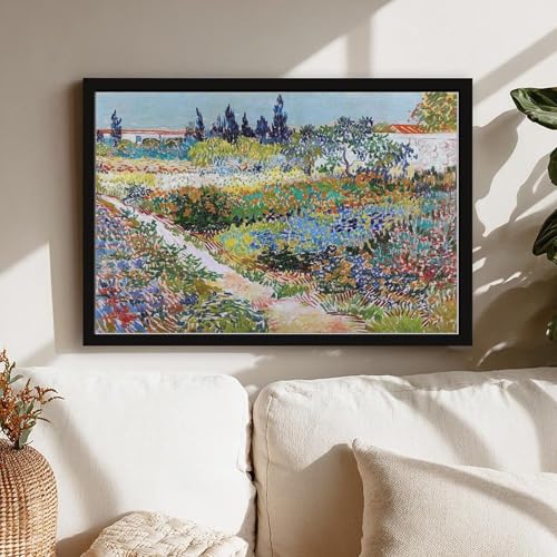 Impression sur toile Jardin à Arles Van Gogh 40x61cm tableau de salon