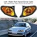 Left+Right Corner Lights Turn Signal Lamps for BMW 3 Series E46 325i 325xi 2002 2003 2004 2005 Yellow Lens