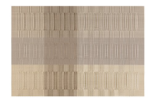 Kraftware The Everytable Collection Rectangular Placemat (Set Of 12), 18" X 12", Champagne Bamboo #TOP19