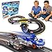 NKOK Sonic and Shadow Race Track Set with Working Lights, Lap Counter, Figure-8 Slot Car Track, Brown Box Packaging
