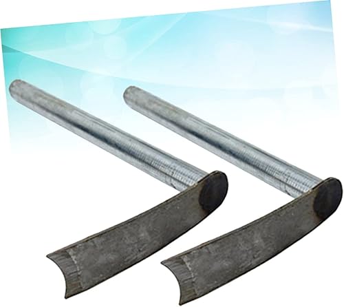 Miniatura 8 de ibasenice 2 piezas pequeñas azadas de acero para jardín, herramientas de mano duraderas para deshierbar y plantar, diseño ergonómico para trabajos