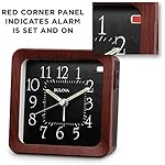 Bulova B1870 Manor Alarm Clock