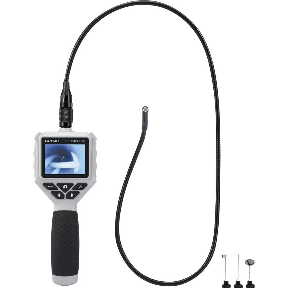 Voltcraft BS-350XIPSD Color Camera Endoscope Probe Ø 8mm... + Defect (265975)