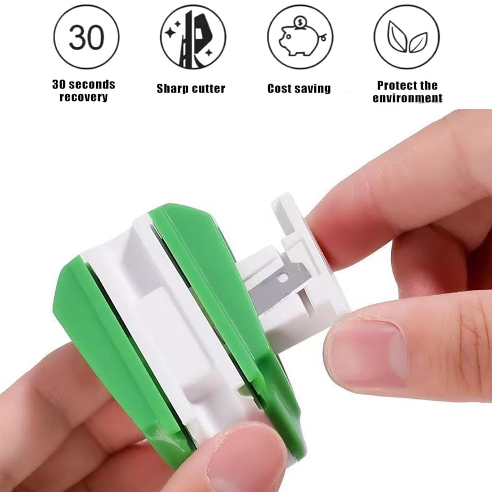 2 Pezzi Strumenti di Riparazione per Tergicristalli, Strumento di Riparazione per Spazzole Tergicristallo con Spugna, Taglierina per Tergicristalli per Auto