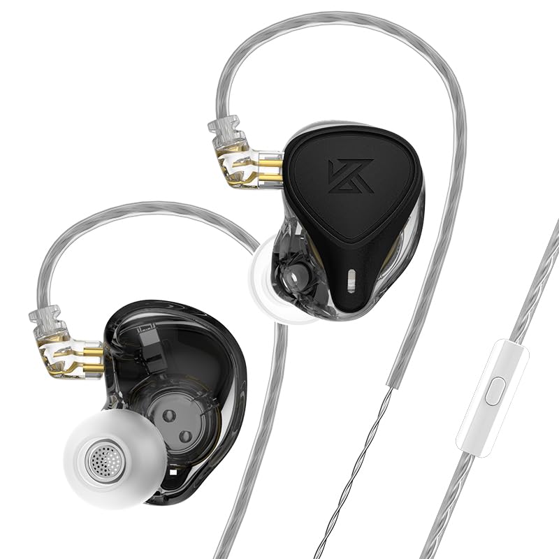 AE-SMART - ZEX Pro Electrostatic +Dynamic+Balanced In-Ear Earphone Noice Cancelling Sport Game HIFI Headset ZS10 ZSN PRO EDXs EDС ZSXs (Black MIC Rusiann)