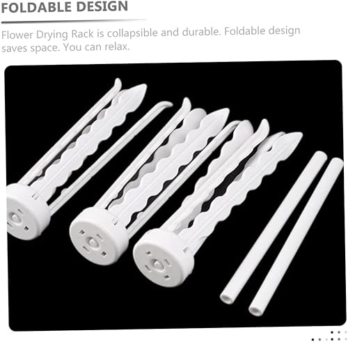 Miniatura 8 de Zerodeko Estante de secado de pasta de goma, soporte de flores para decoración de fondant, accesorio de cocina antiadherente y ahorro de espacio