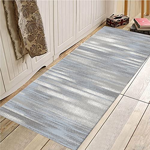 Tapis de couloir antidérapant gris 3m pour escalier étroit - 6