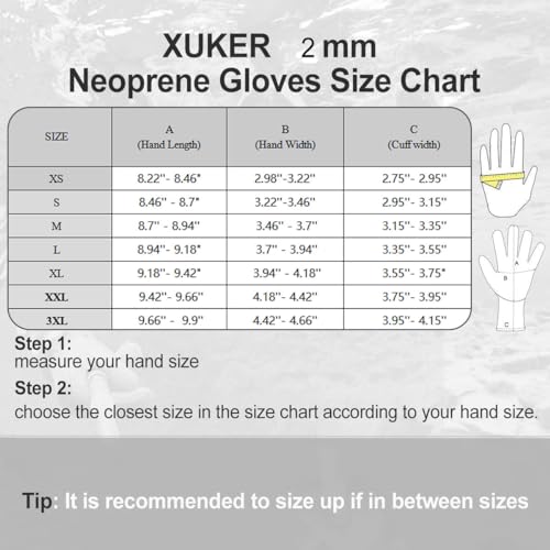 Xuker Neoprene Glove,Wetsuit Gloves 1.5Mm & 2Mm For Scuba Diving Snorkeling Paddling Surfing Kayaking Canoeing Spearfishing Skiing And Other Water Sports thumb #1