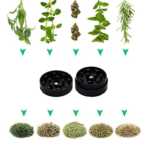 Dichavador/Moedor NERONE 2 partes metal preto