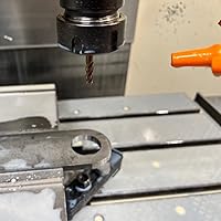 Vista 5 de Brocas de carburo de punta cuadrada de 1/4 pulgadas, 4 flautas, diámetro de 1/4 pulgadas, longitud total de 2-1/2 pulgadas, afilado, duradero, corte