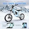 Tuttio Soleil01-GB Electric-Dirt-Bike - 2026 Upgrade 3000W Peak E-Bike, 14"/12" Fat Tire E-Motorcycle with 48V 21AH Battery 37MPH Mountain Off-Road Dirtbike for Adults Teens Boy Girl Age 13+ #4