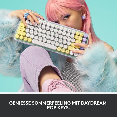 Logitech POP Keys Mechanische kabellose Tastatur – Ansicht 2