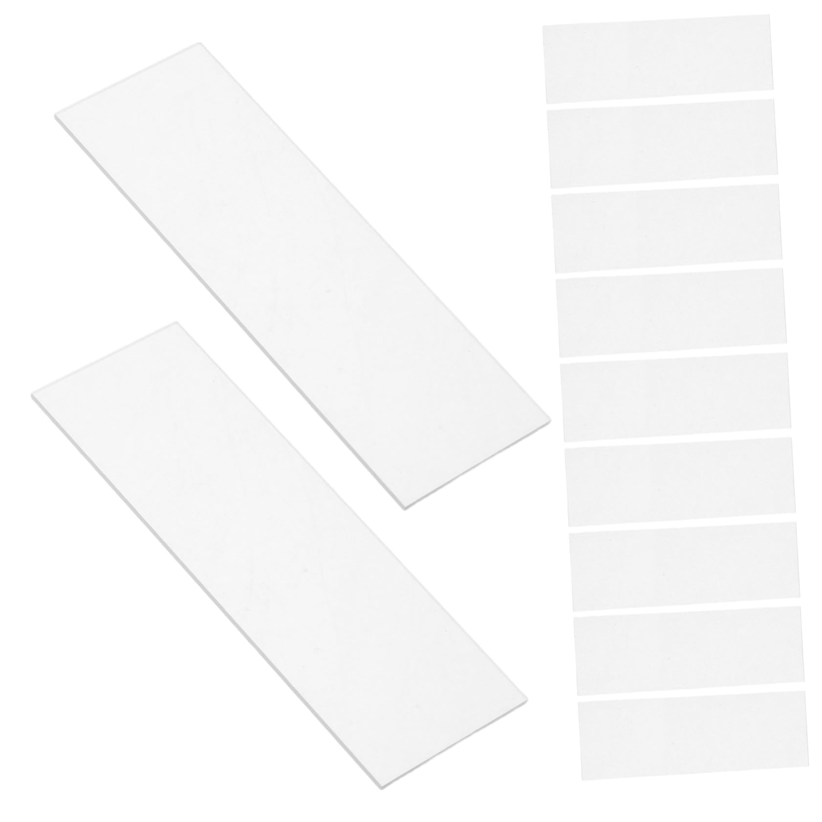 Lames de Microscope Préparées 200 Pcs en Verre pour Éducation Scientifique | Clarté Élevée et Qualité Constante, Usage en Classe, Lot de 200 Pièces pour Travaux de Laboratoire
