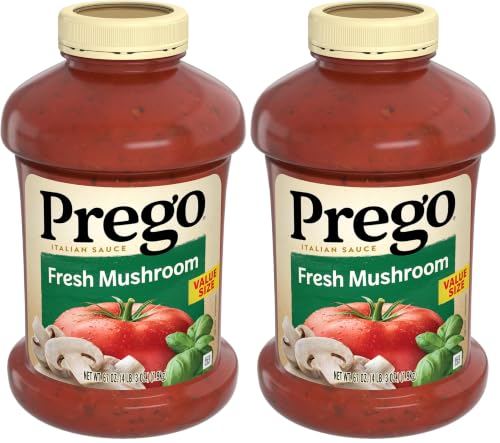 Image of Prego Fresh Mushroom Pasta Sauce, 67 Oz Jar (Pack of 2)