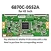 6870C-0552A T-Con Logic Board ，Compatible for Hisense/Compatible for LG/Compatible for Westinghouse/Compatible for Philips/Compatible for Vizio， 43 Inch TV Parts(with R126 Resistor)