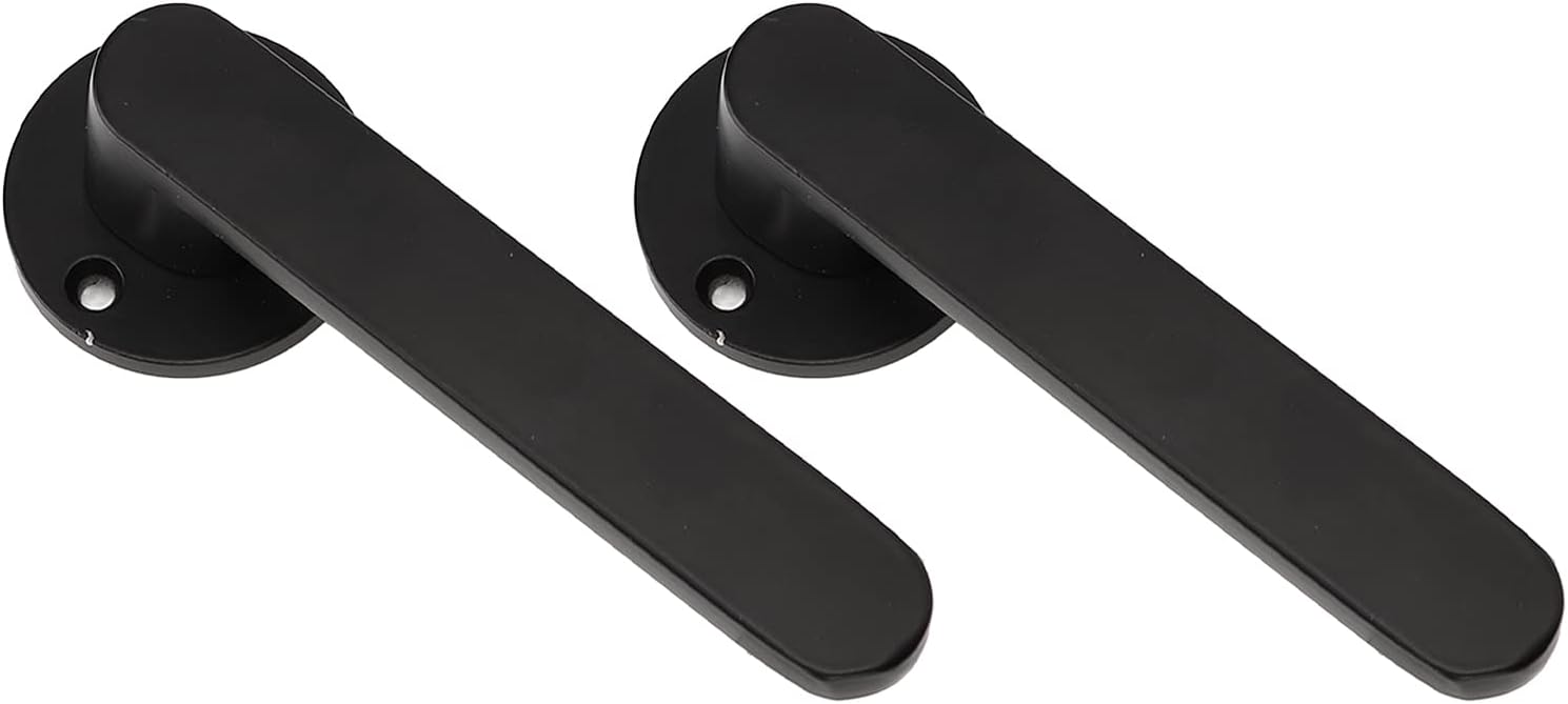 Zerodis Mortise Lock Set for Interior Door, Stainless Steel Vintage Door Knob Quiet Privacy Household Hardware Kit for Bedroom Bathroom